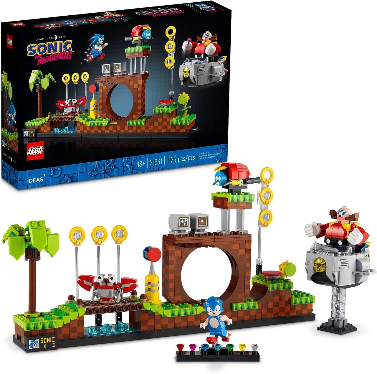 Конструктор Лего Сонік Зона із зеленим пагорбом Lego Ideas Sonic The Hedgehog — Green Hill Zone 21331