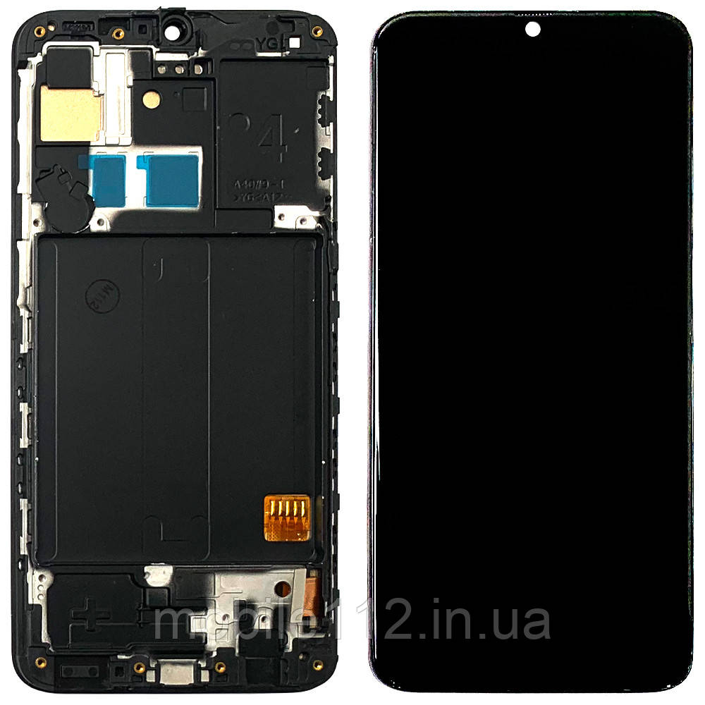 Екран (дисплей) Samsung Galaxy A40 2019 A405F з тачскріном IN-CELL з рамкою