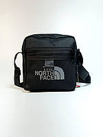 Сумка The North Face черная, месенджер TNF норт фейс, барсетка The North Face, сумка через плечо тнф