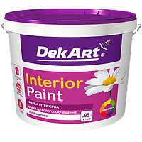 Краска интерьерная для стен и потолков "Interior Paint" ДекАрт - 20 кг (белый матовый)