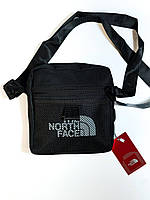 Сумка The North Face черная, месенджер TNF норт фейс, барсетка The North Face, сумка через плечо тнф