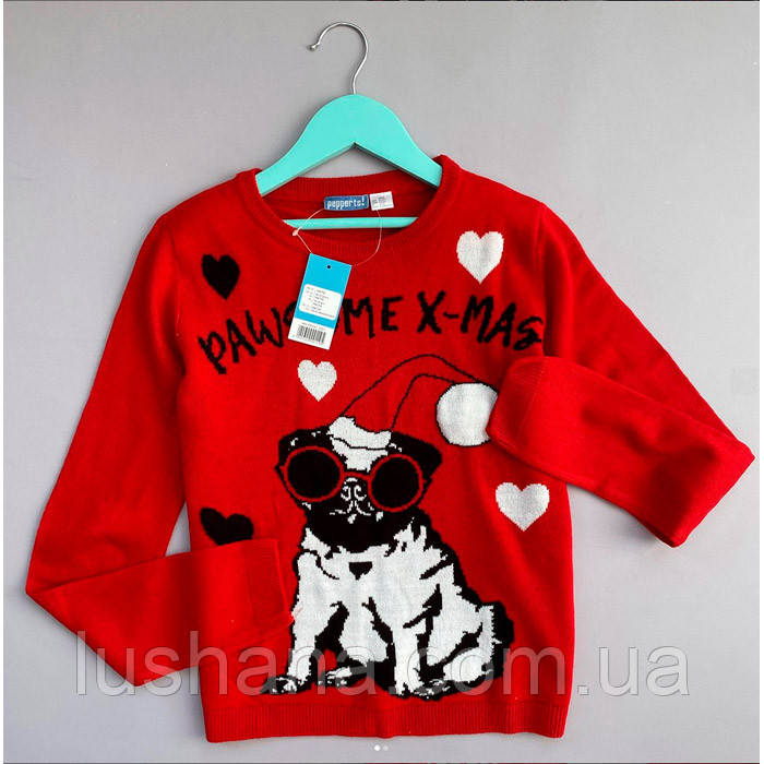 Дитячий джемпер светр для дівчинки Pepperts / тонка в'язка / р.146-152, 10-12 років, фото 1