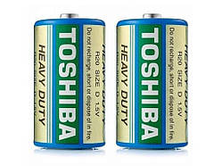 Батарейка R20 2 шт ТМ Toshiba