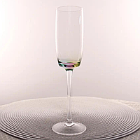 Бокалы из цветного стекла 250 мл Фужер для шампанского в кафе ресторанах и дома для подарка AT10229