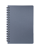 Зошит для нотаток STATUS, L2U, А6, 80 арк., клітинка, чароїт, пласт.обкладинка