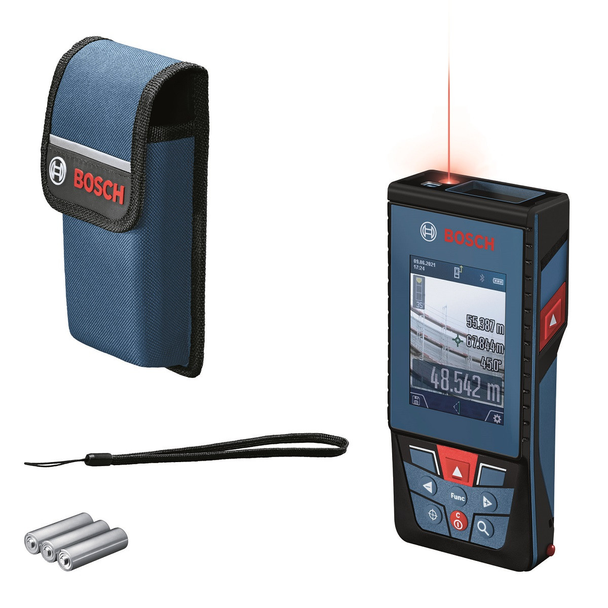 Bosch Далекомір лазерний Professional GLM 100-25 C, ±1.5 мм, 0.08–100м, 0-360°, чохол, 0.23кг  Baumar - Я Люблю Це