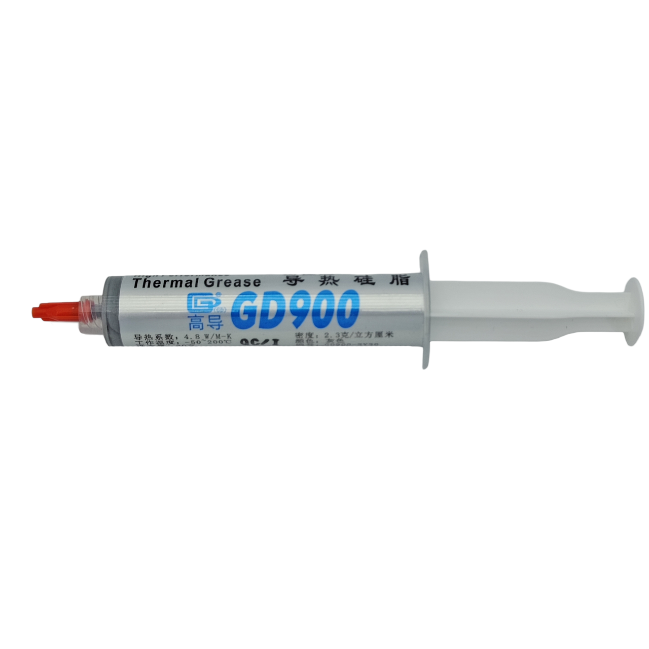 Термопаста GD900 (4.8 Вт/мК), 30г, шприц, сіра