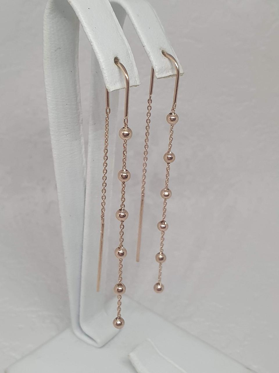 Золоті сережки. 580123