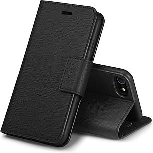 Чохол Caseology Calin Saffiano Black для iPhone 7 | 8 | SE 2020 | SE2022 ACS01177