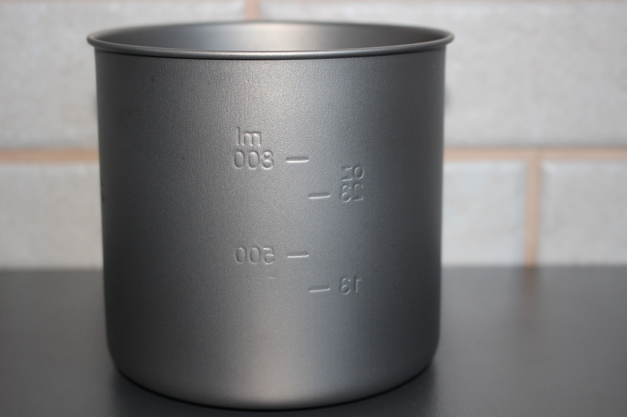 Казанок титановий Widesea 1100 ml. + титанова сковорідка 450 ml. з ...