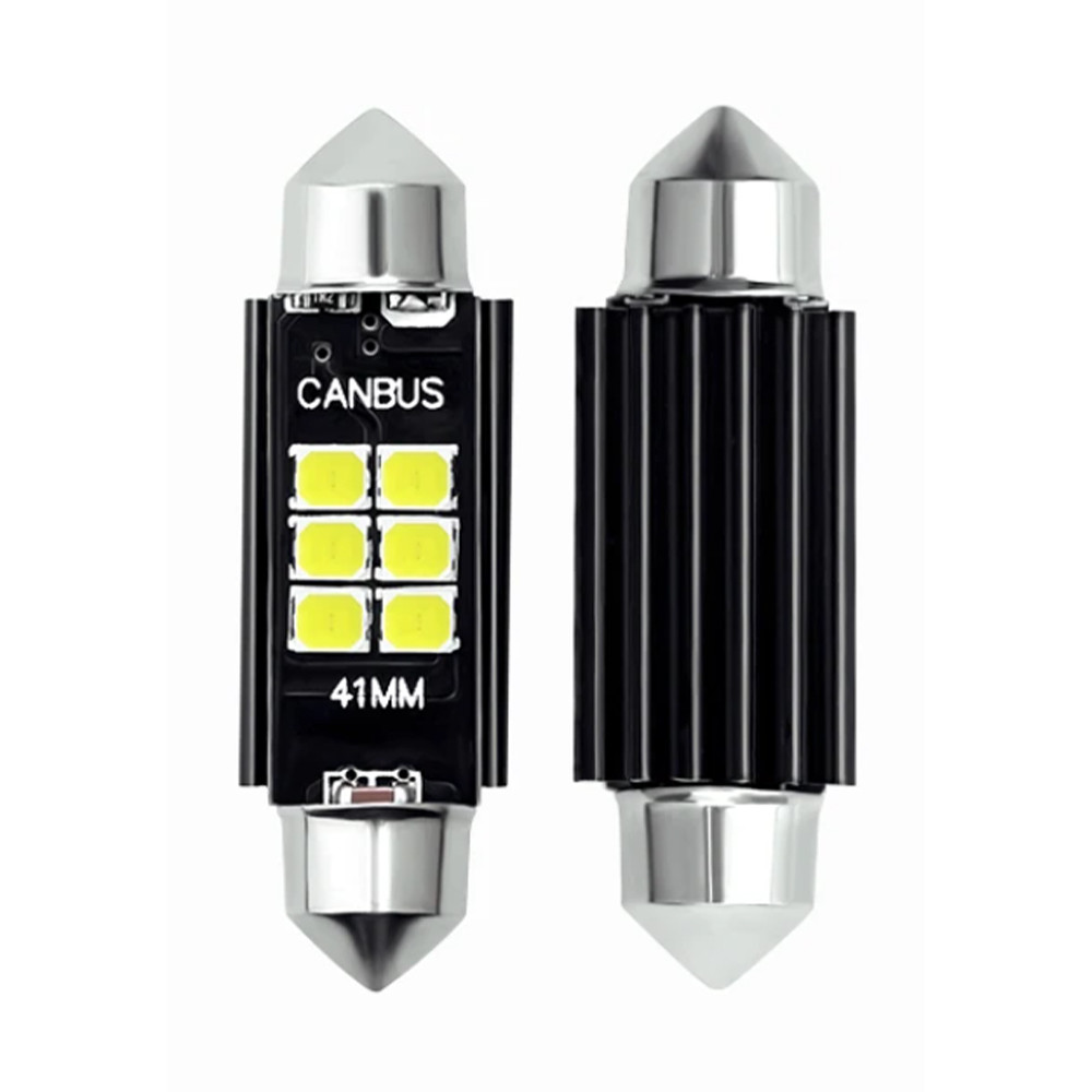 LED-лампи C5W 3030 6led CAN з обманкою 41 мм