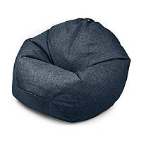 Кресло Мешок Классический, Ткань Рогожка Черный 120/90 см