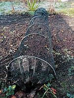Тунель захисний для рослин FLO, 300х 45х 45 см з чорної сітки [12] Baumar - Гарант Якості
