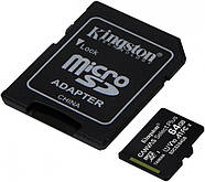 Флеш карта microSDXC Kingston SDCS2/64GB 64GB class 10 А1 + adapter, фото 2