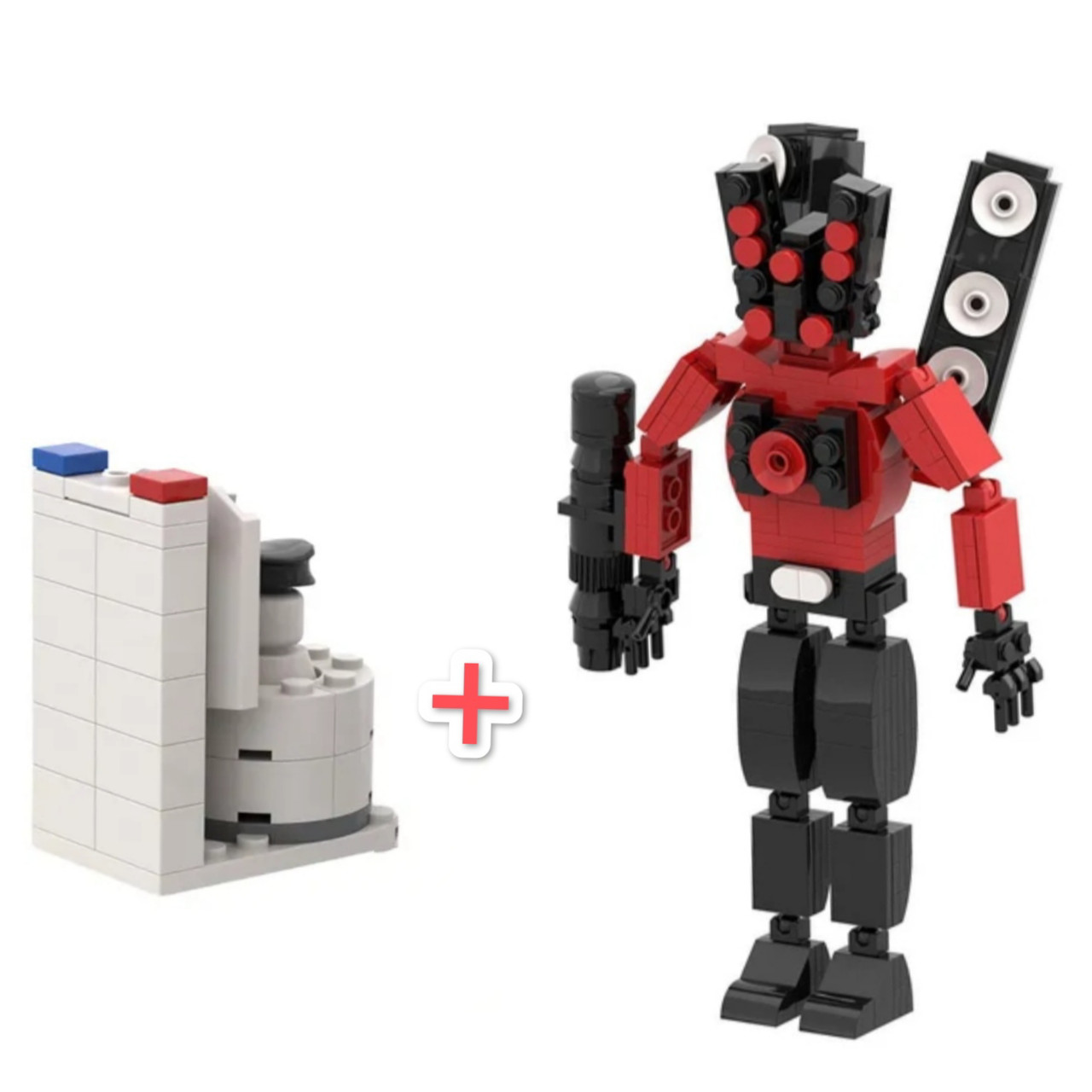 Скибиди туалет персонажи из блоков аналога лего! Skibidi Toilet lego ...