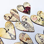 Дерев'яні лаковані ґудзики 28×25 мм, фото 3