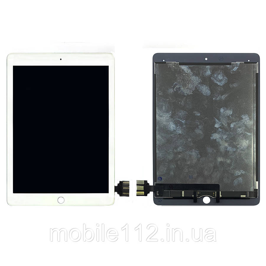 Екран (дисплей) Apple iPad Pro 9.7" 2016 A1673 A1674 A1675 з тачскріном білий оригінал Китай
