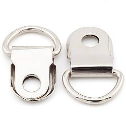 Петля металева 22х13 мм Ø 10 мм 20 шт. Платина