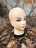 Манекен голова жіноча тілесного кольору з макіяжем, фото 2