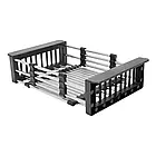 Глибока раковина в кухню Kroner 7849RHM права Графіт і кран змішувач у наборі, мийки для кухні з кранами, фото 7