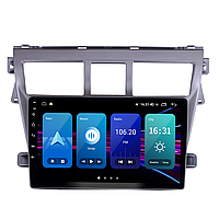 Штатная магнитола Toyota Vios/Yaris/Belta 2007-2012 9" IPS 4/32Gb GPS WiFi BT USB DSP Carplay Android 12