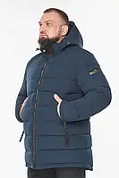 Braggart Aggressive | Куртка прочная мужская зимняя тёмно-синего цвета модель 53001