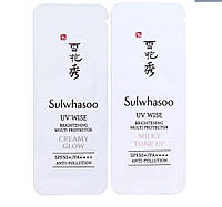 Sulwhasoo UV Wise Brightenning Multi Protector Milky Tone UP осветляющий солнцезащитный крем 1ml