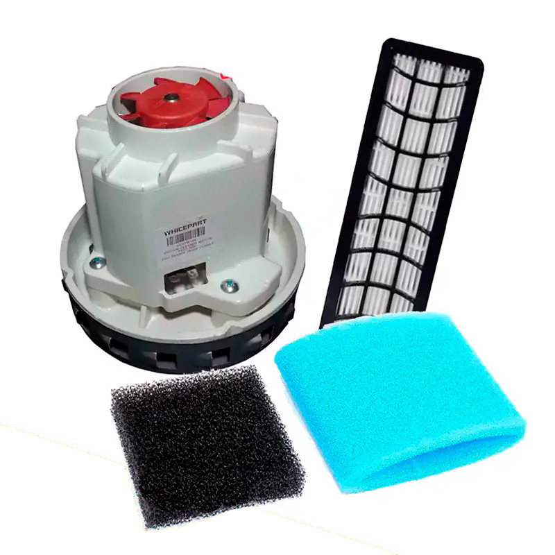 Комплект двигуна для пилососу zelmer aquawelt 1600w + фільтри для пилососа Зелмер aquawelt