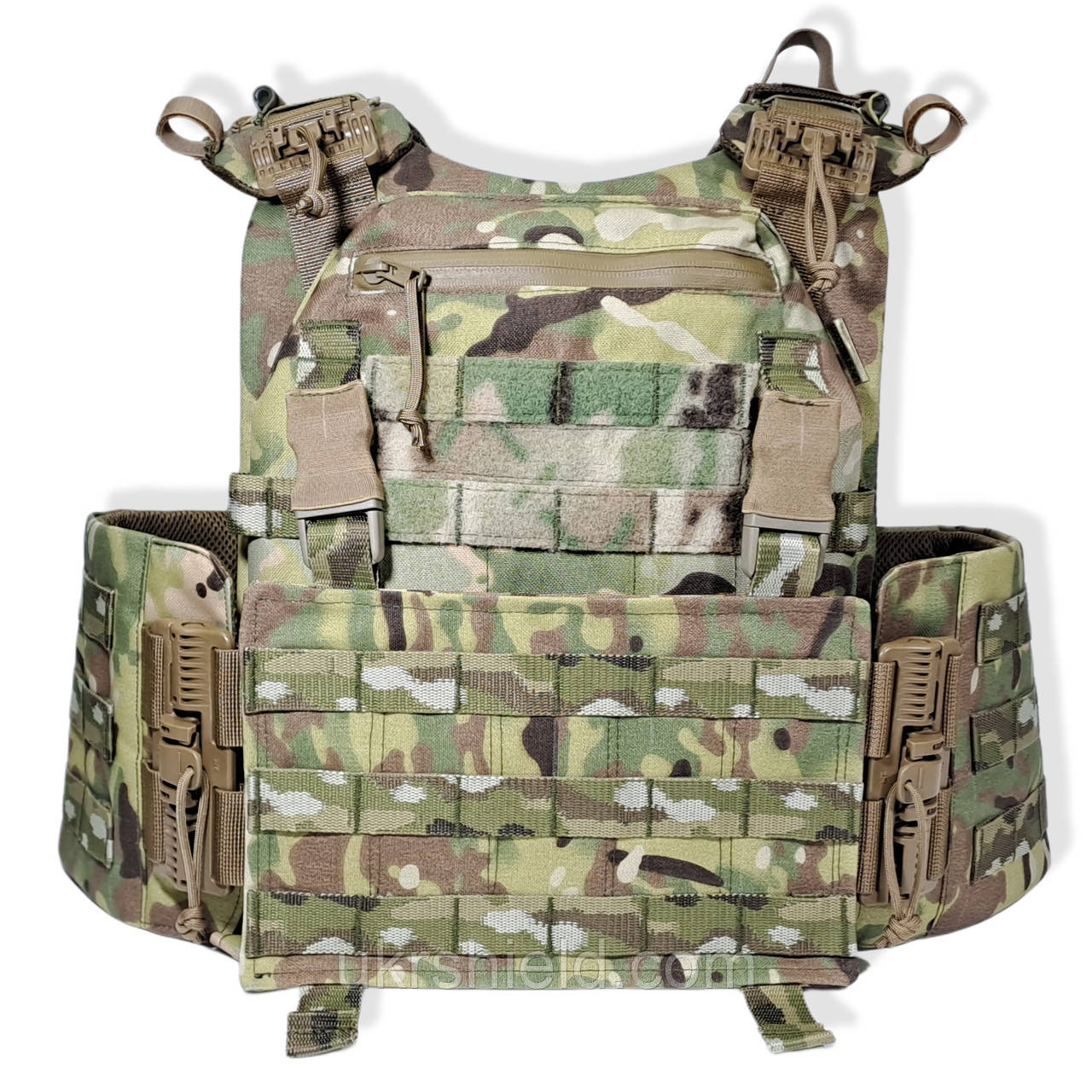 Плитоноска «YURKO» Мультикам під плиту 25×30 см | Ukr shield