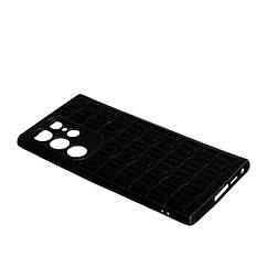 Чохол Leather Case для Samsung S23 Ultra Кроко
