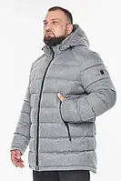 Braggart Aggressive | Чоловіча зимова куртка колір сірий меланж модель 63566