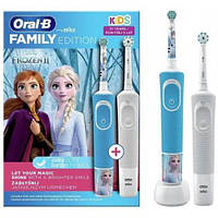 Зубная щетка BRAUN Oral-B D103 Frozen типу 3708 (3+) + Pro 1 D305 тип 3791 (Family Edition)