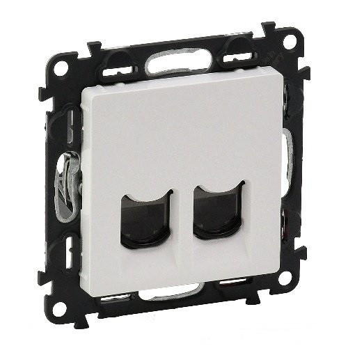 Legrand Valena LIFE 2xRJ45, UTP, CAT6, біла