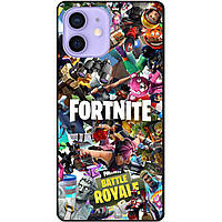 Силіконовий чохол бампер для Iphone 12 з картинкою Fortnite Фортнайт