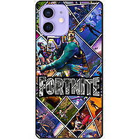 Силіконовий чохол бампер для Iphone 12 з картинкою Фортнайт Fortnite