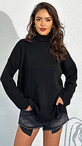 Жіночий светр машинного в'язання — чудова якість оверсайз Туреччина, фото 3