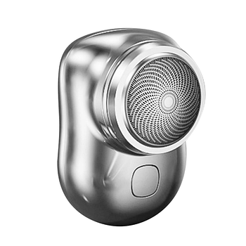 Акумуляторна мінібритва епілятор Mini Shaver USB Дорожня електробритва Сріблястий (KG-11467)