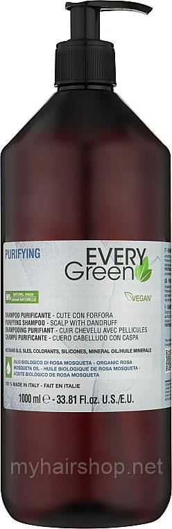 Шампунь проти лупи DIKSON Every Green Purifying Shampoo 1000 мл, фото 1