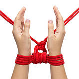 Мотузка Fetish Bondage Rope Red, 10 м, фото 2