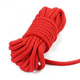 Мотузка Fetish Bondage Rope Red, 10 м, фото 4