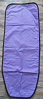 Чехол на гладильную доску (150×50) фиолетовый PREMIUM 100% хлопок