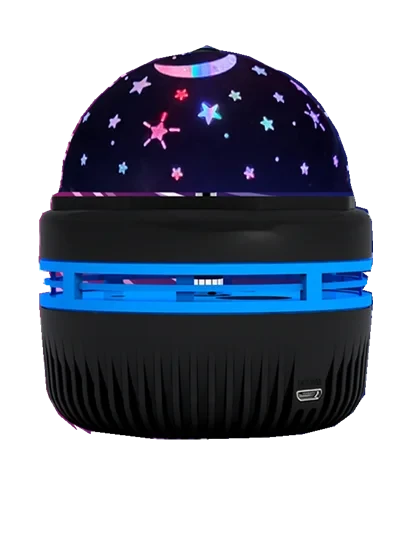 Ночник-проектор Магічний шар LED USB Чорний Ночник проектор Led Mini Magic Ball, фото 1