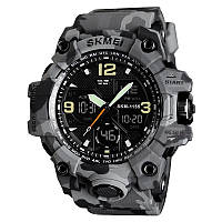 Часы наручные Skmei 1155 Original watсh (Gray Camo, 1155BCMGY) | Наручные часы