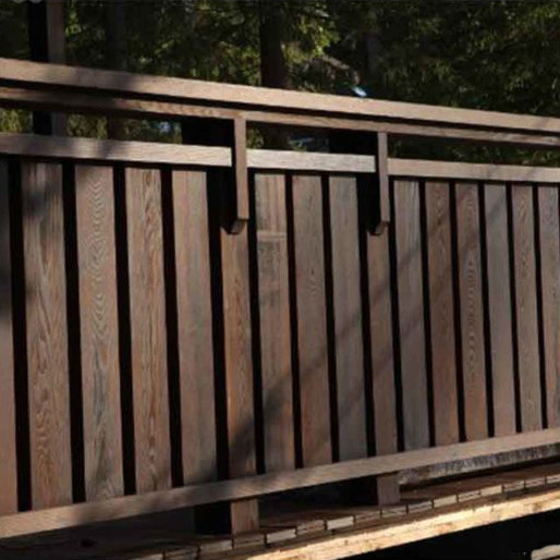 Дошка для паркану - вільха або термоясень, паркан готовий, фото 1