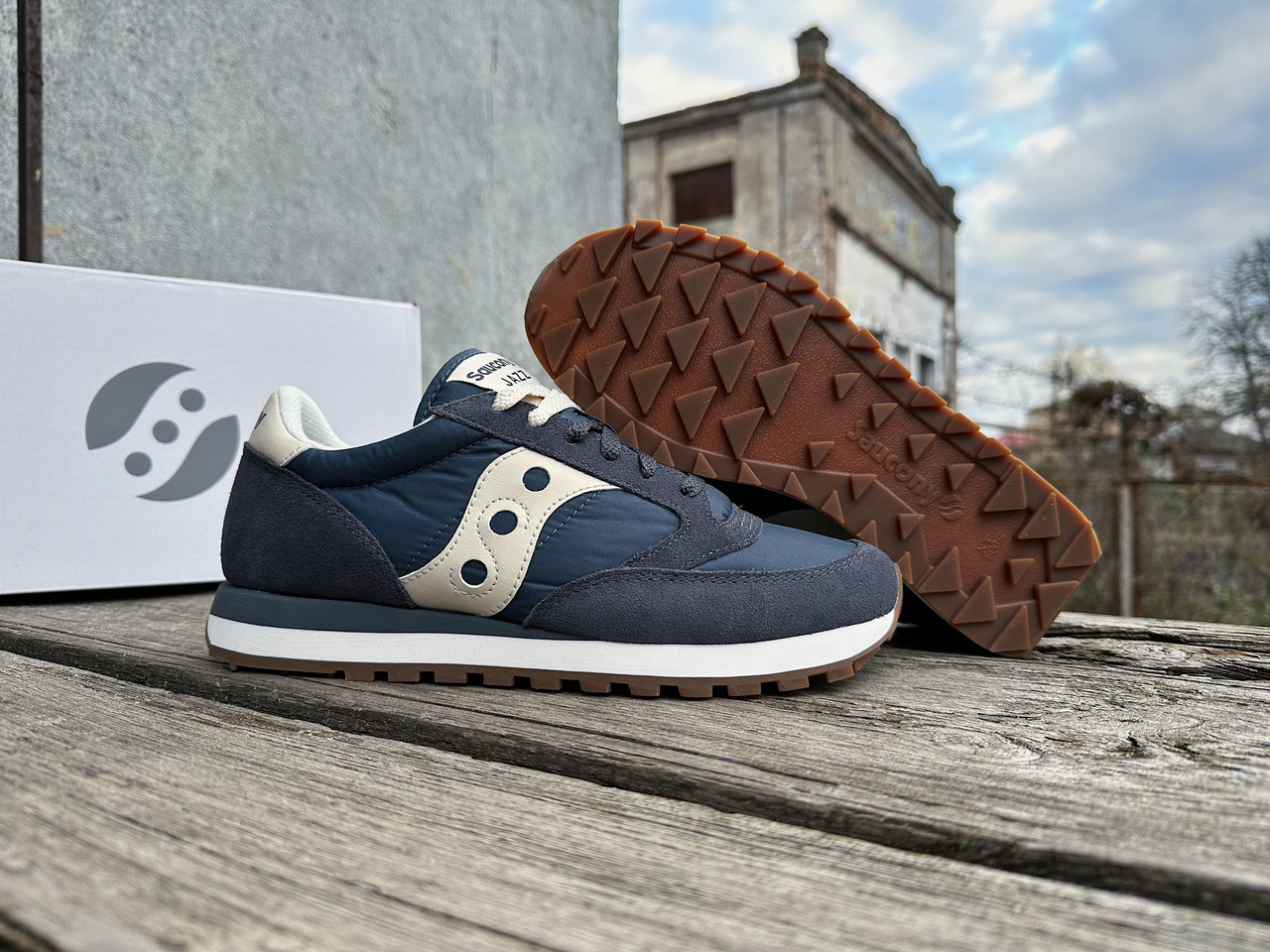 Чоловічі кросівки Saucony Jazz Original 2044-672s Navy сині Оригінал