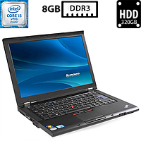 Ноутбук Lenovo ThinkPad T410/14"TN(1440x900)/Intel Core i7 M620 2.67GHz/8GB DDR3/HDD 320GB/NVIDIA NVS 3100M