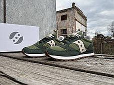 Чоловічі кросівки Saucony Jazz Original 2044-671s Forest зелені Оригінал, фото 3