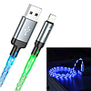 USB кабель для IPhone що світиться apple lightning usb Кабель для швидкої зарядки iphone Usb кабель для айфона, фото 6