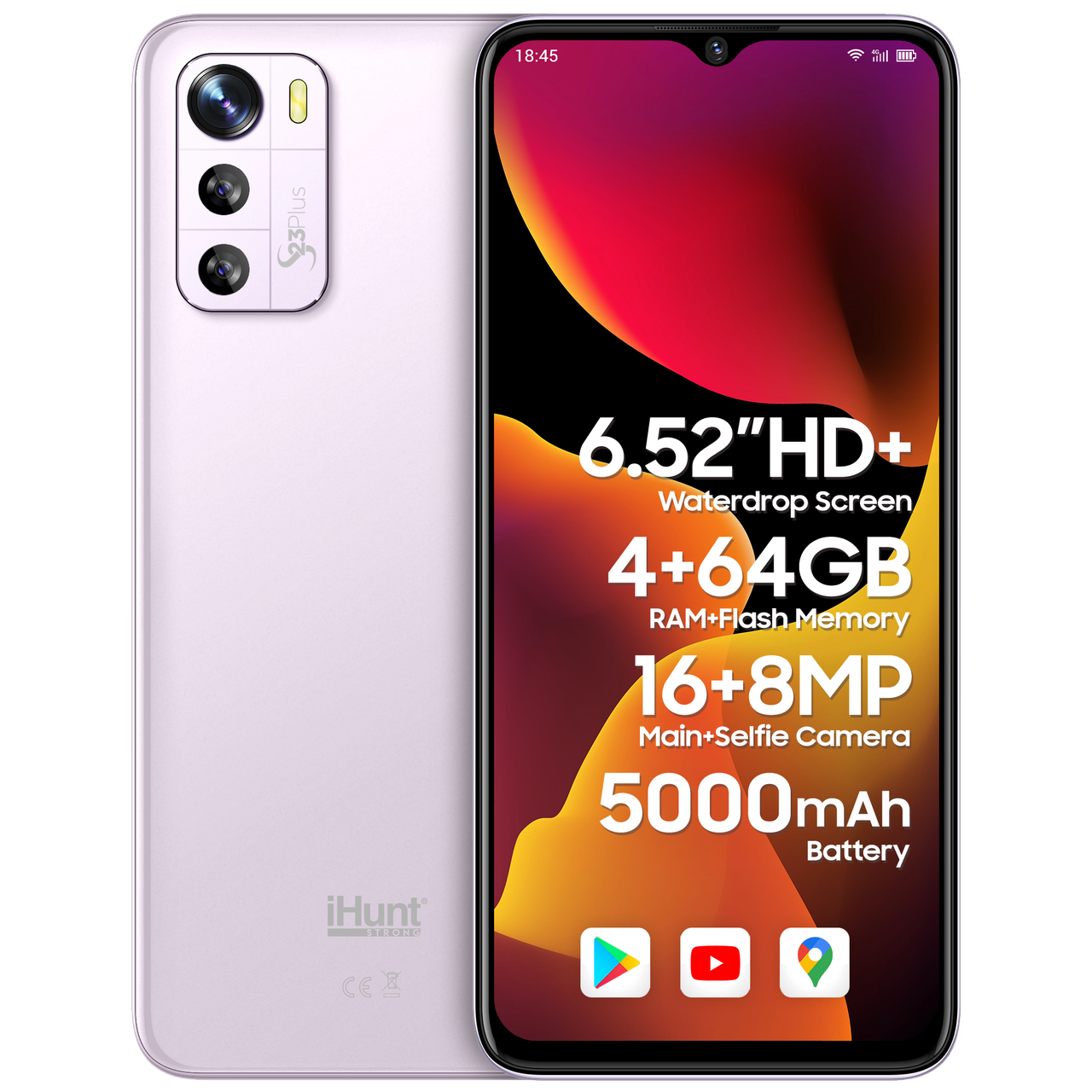 Смартфон iHunt S23 Plus Lavender – 4/64 Гб, 5000 мАг