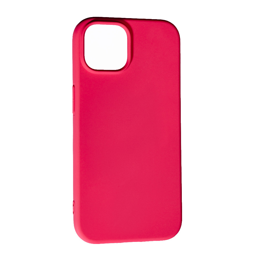 Силікон Case SMTT Apple iPhone 15 Plus, Cherry, фото 1